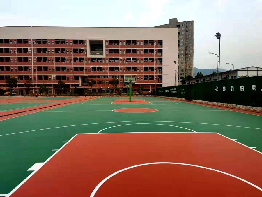 學校塑膠跑道
